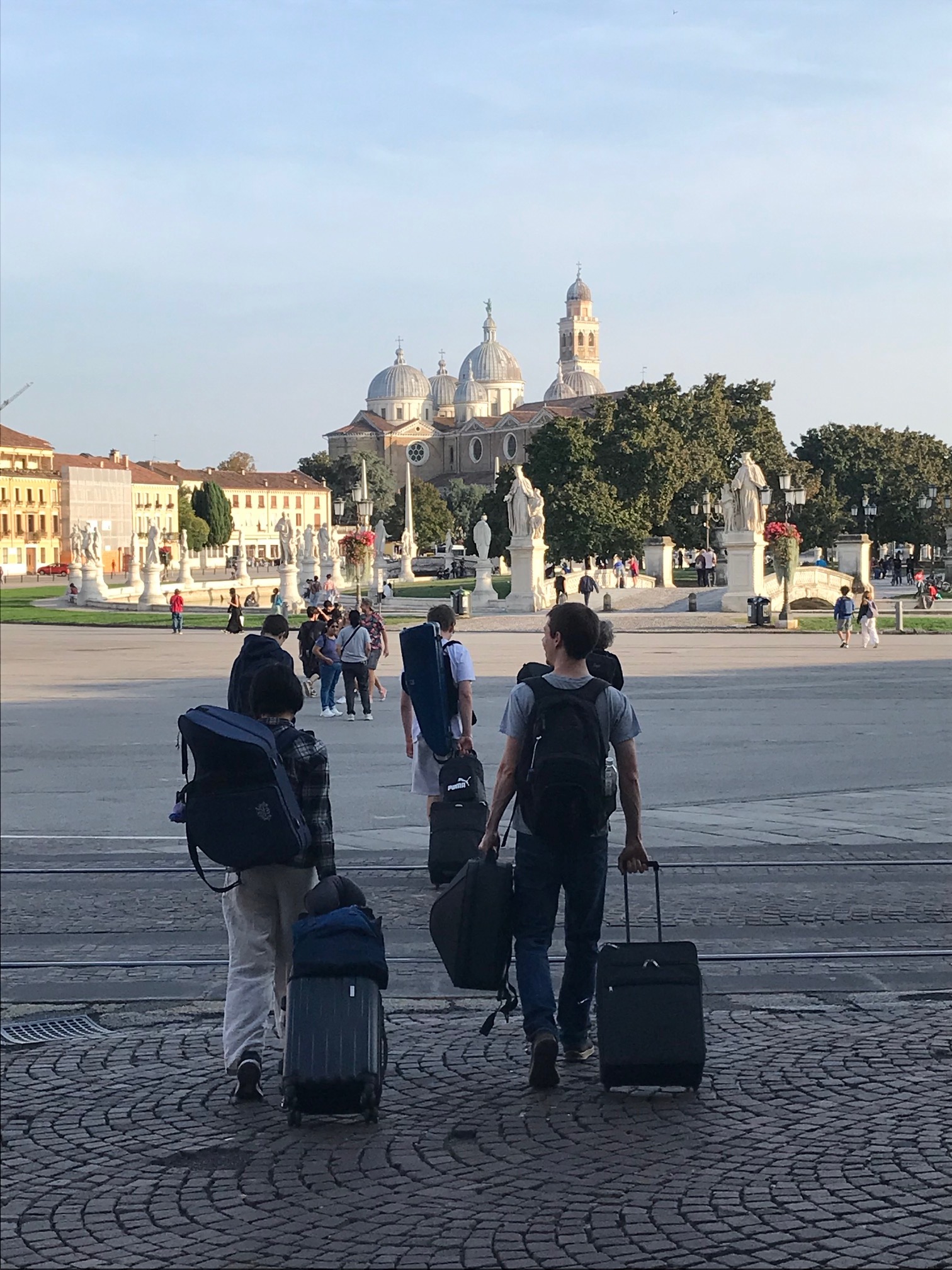 JSO Ankunft in Padua