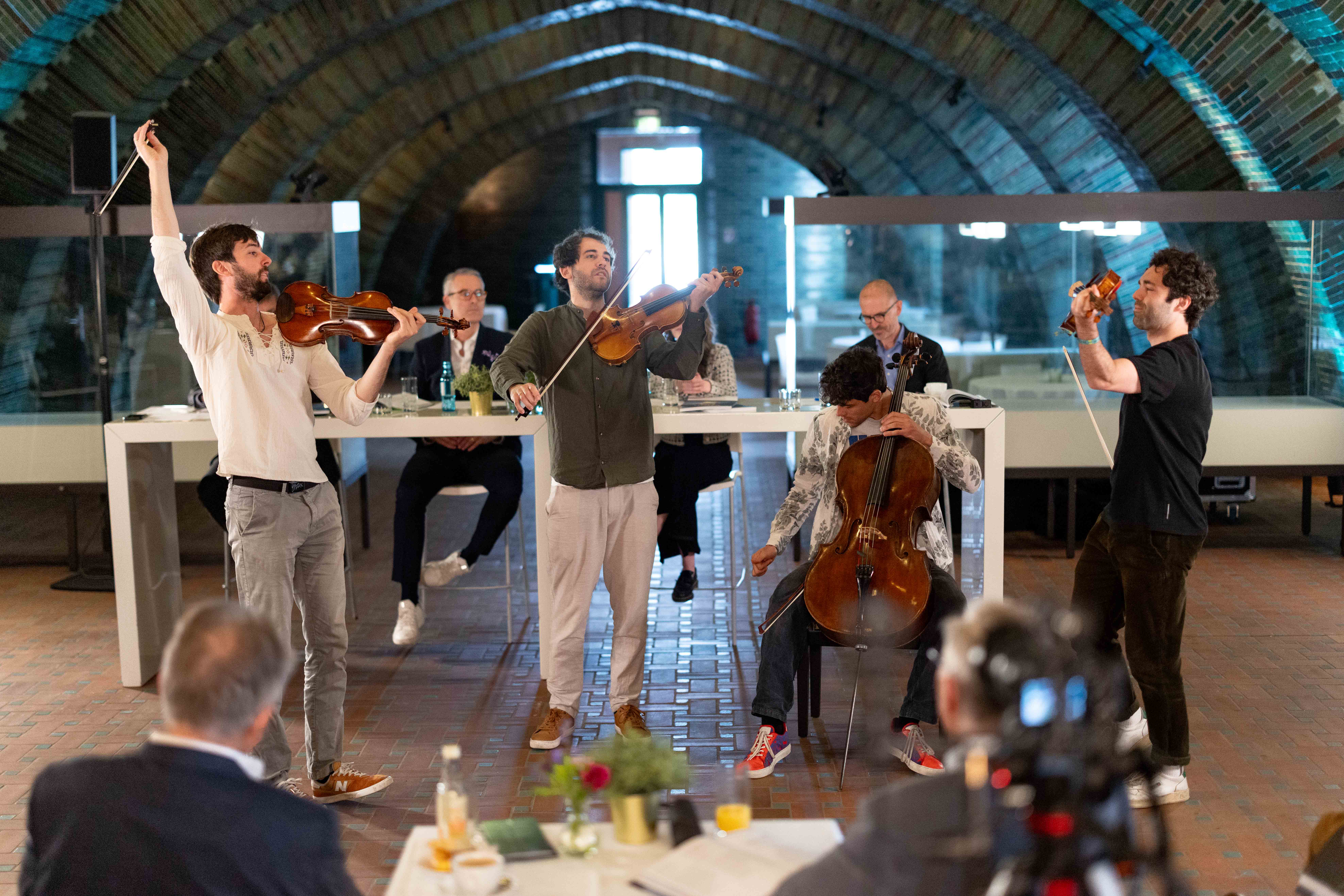 Vision String Quartet bei der Saison-PK der Tonhalle 25_26